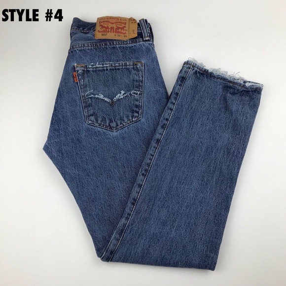 Vintage Levi’s Custom Made Orange Tab Re/Done Jean - Picture 5 of 8